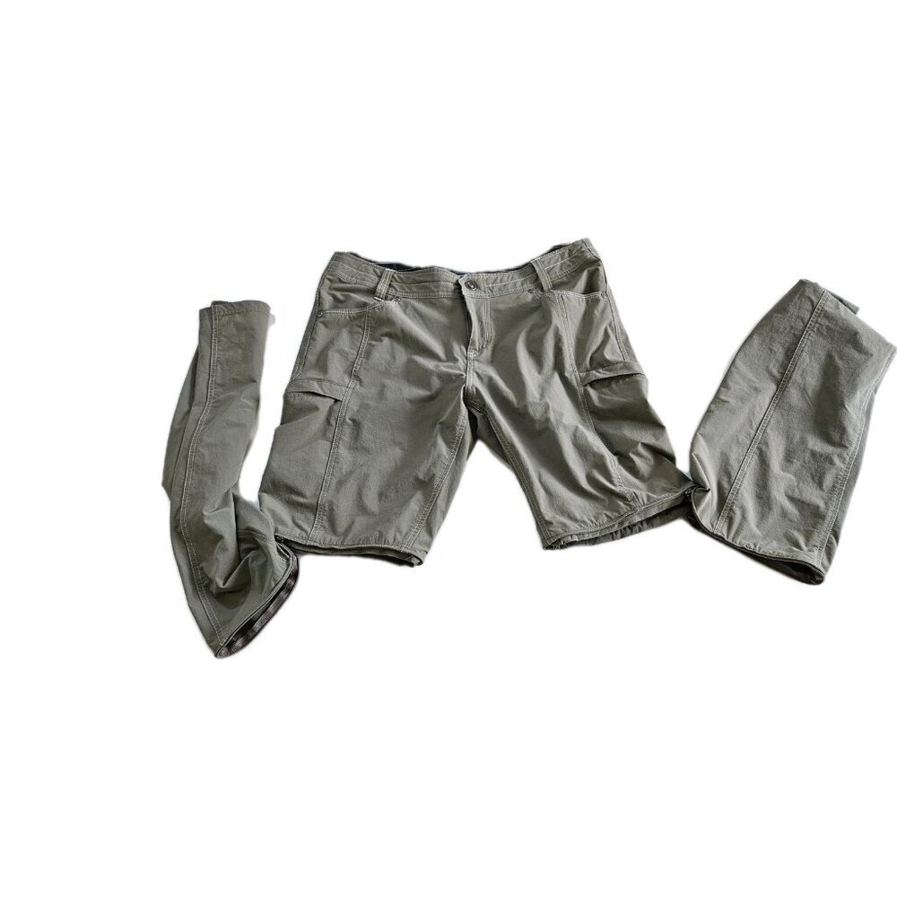 Kuhl Convertible Pants Womens 12 Regular Olive Khaki Anika Softshell Outdoors - Picture 10 of 16